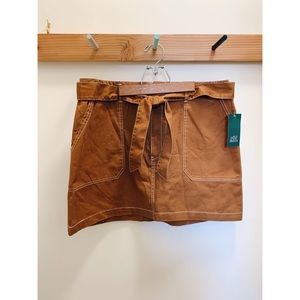Wild fable brown oversized pocket skirt, 16